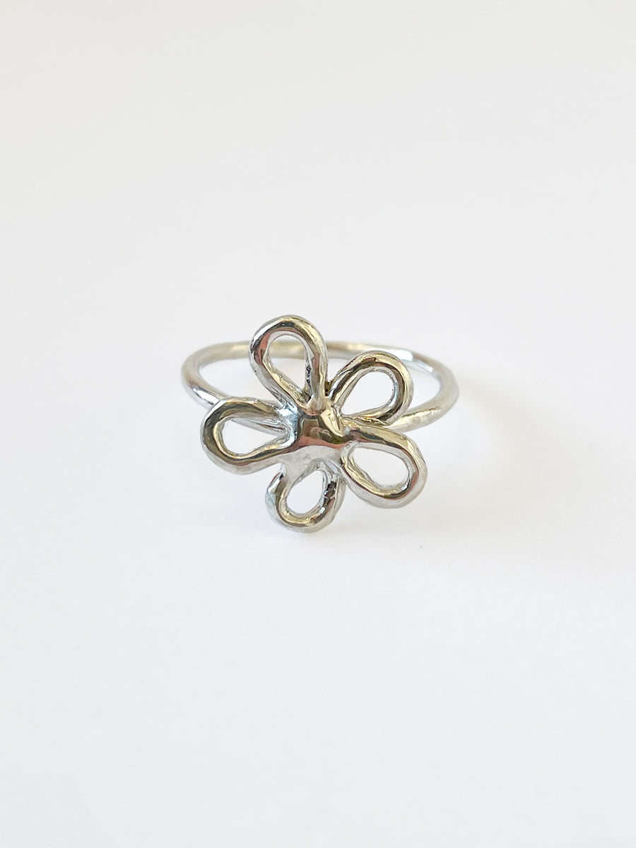 Flower Ring Silver