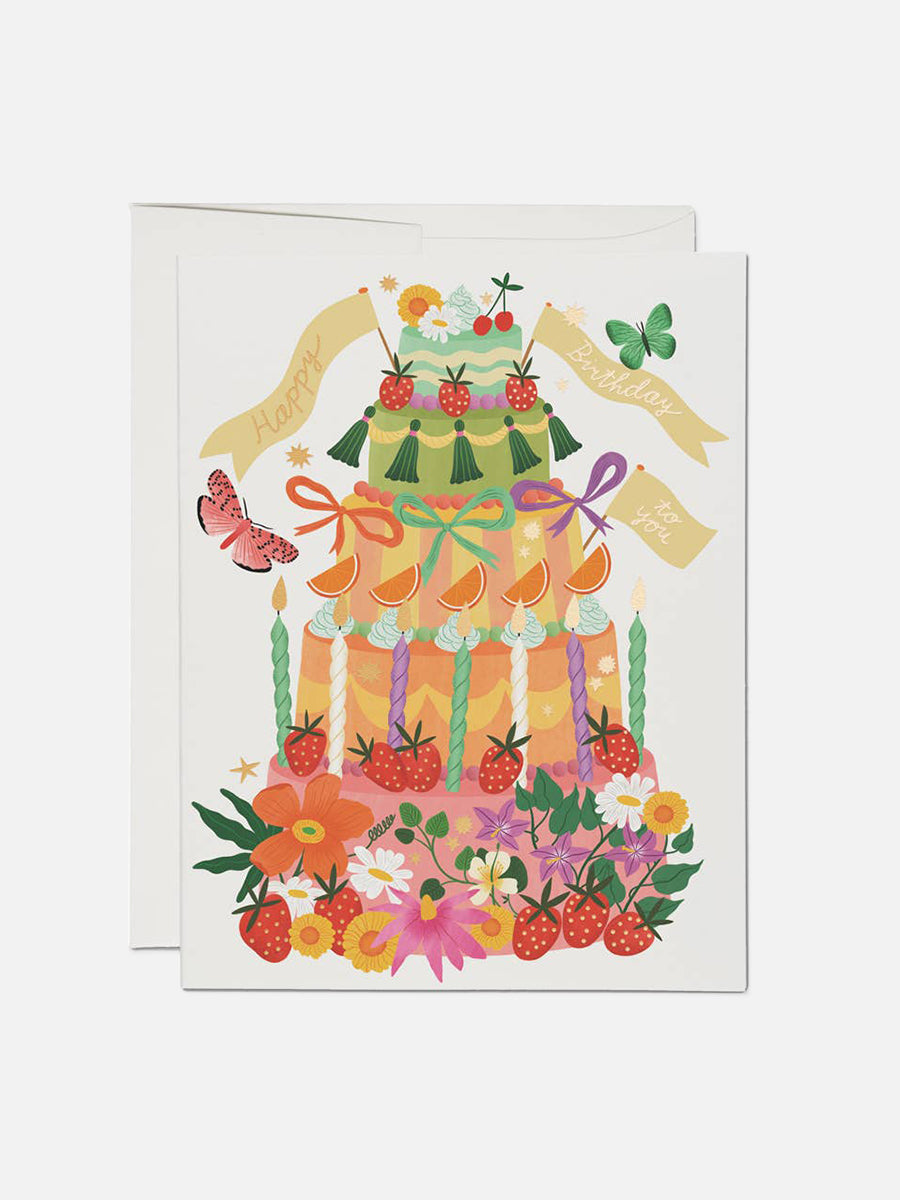 Whimsical Cake Greeting Card