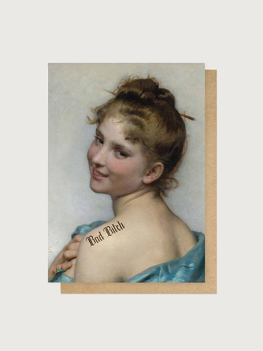 Bad Bitch Greeting Card