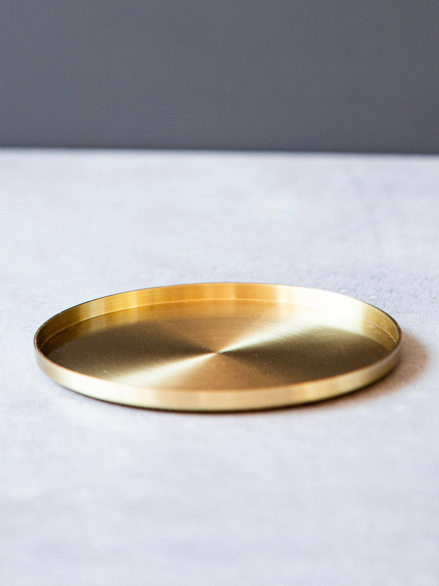 Brass Candle Plate