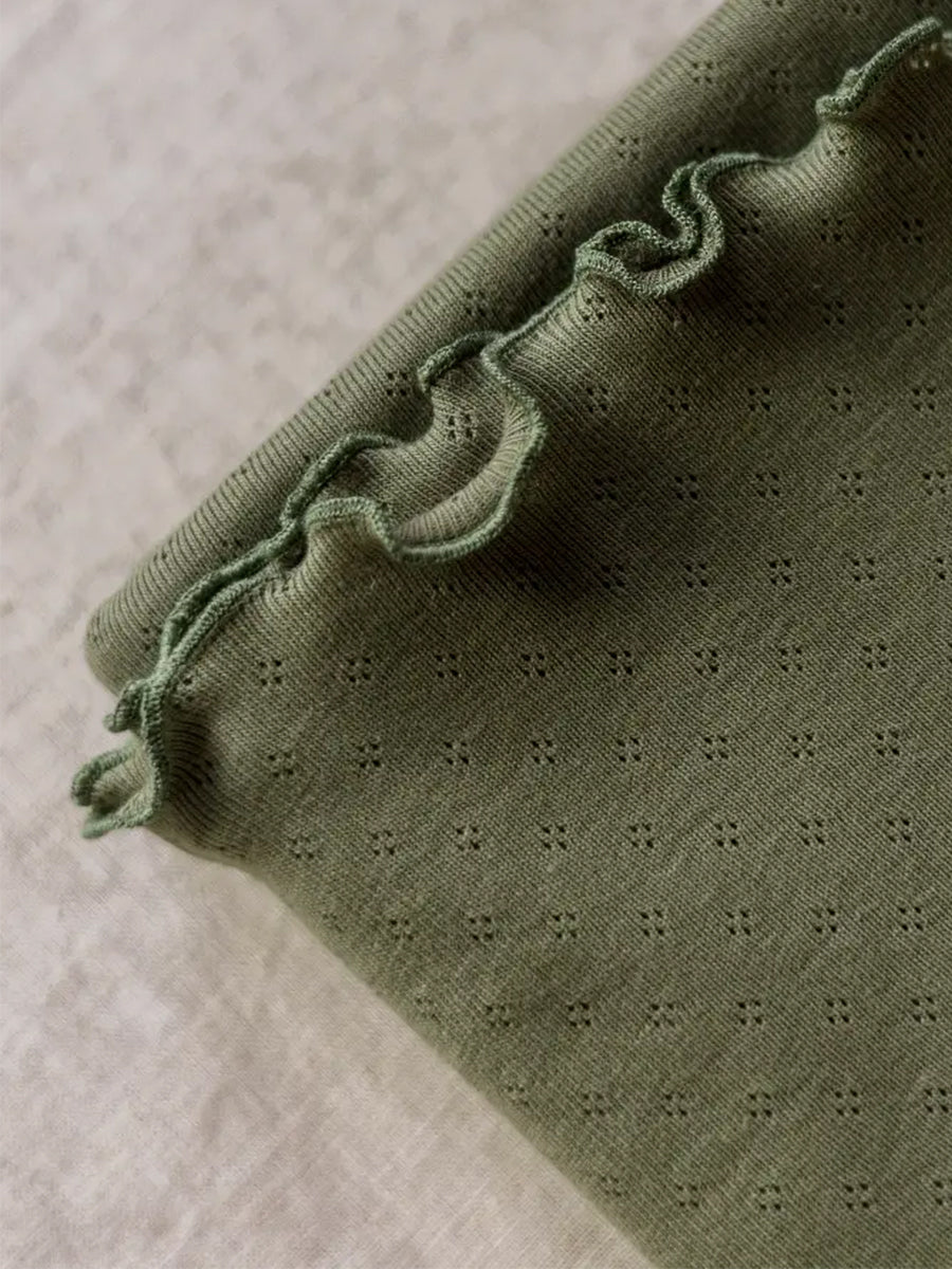 Cotton Blanket Olive