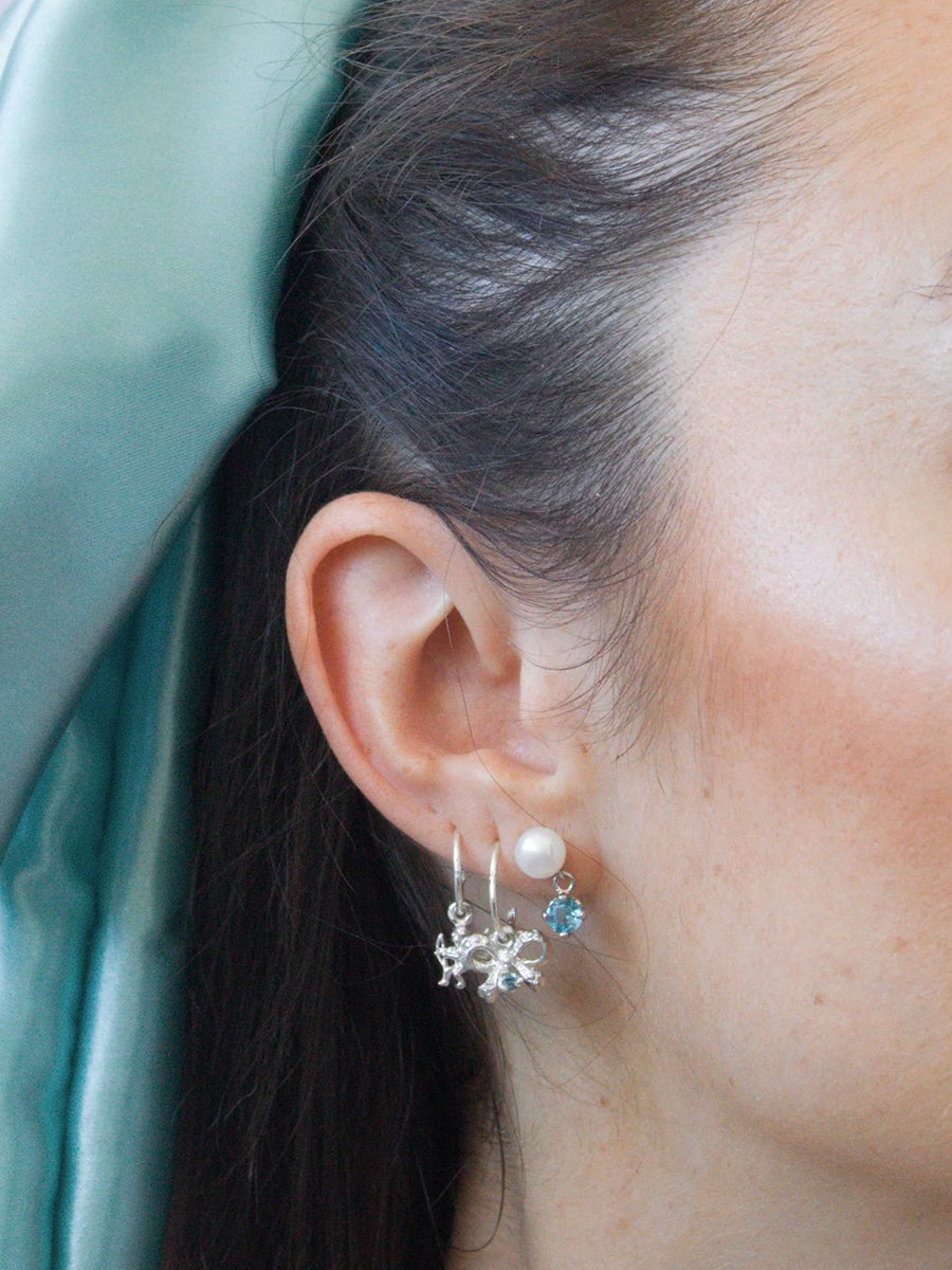 Cupid Earrings Silver