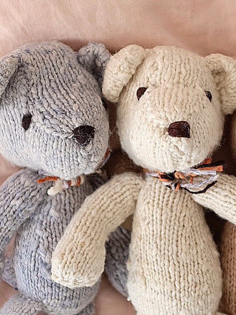 Ditsy Bear Blue