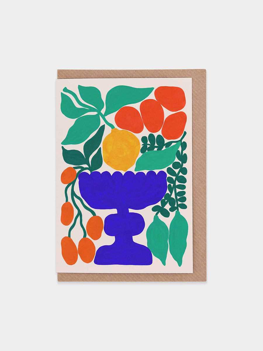 Fruit Bowl Greeting Card