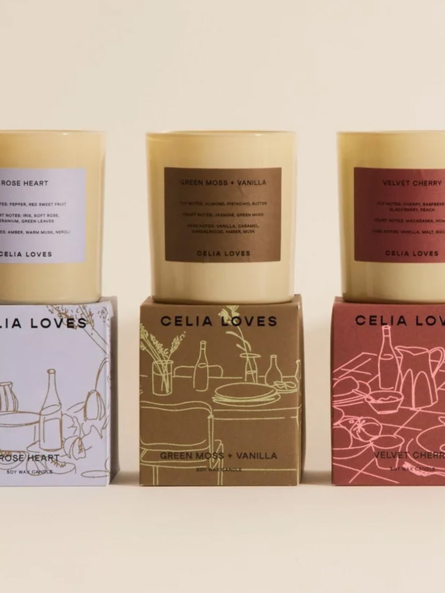 Green Moss & Vanilla Candle 395g