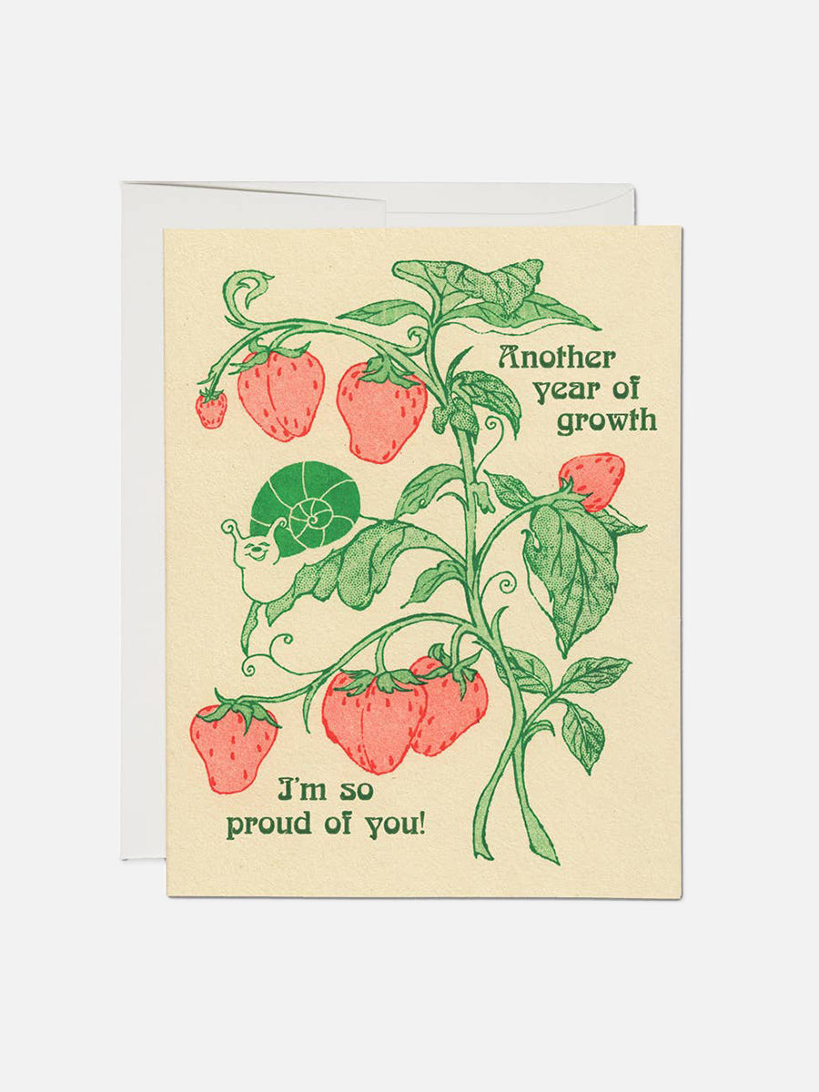 Another Year of Growth Greeting Card