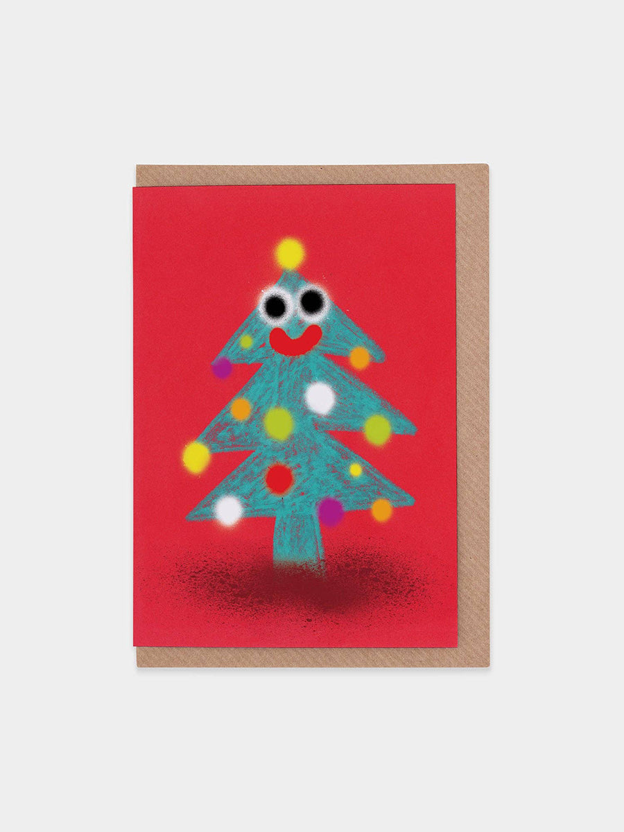Happy Tree Greetings Card