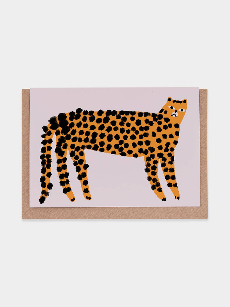 Leopard Greeting Card