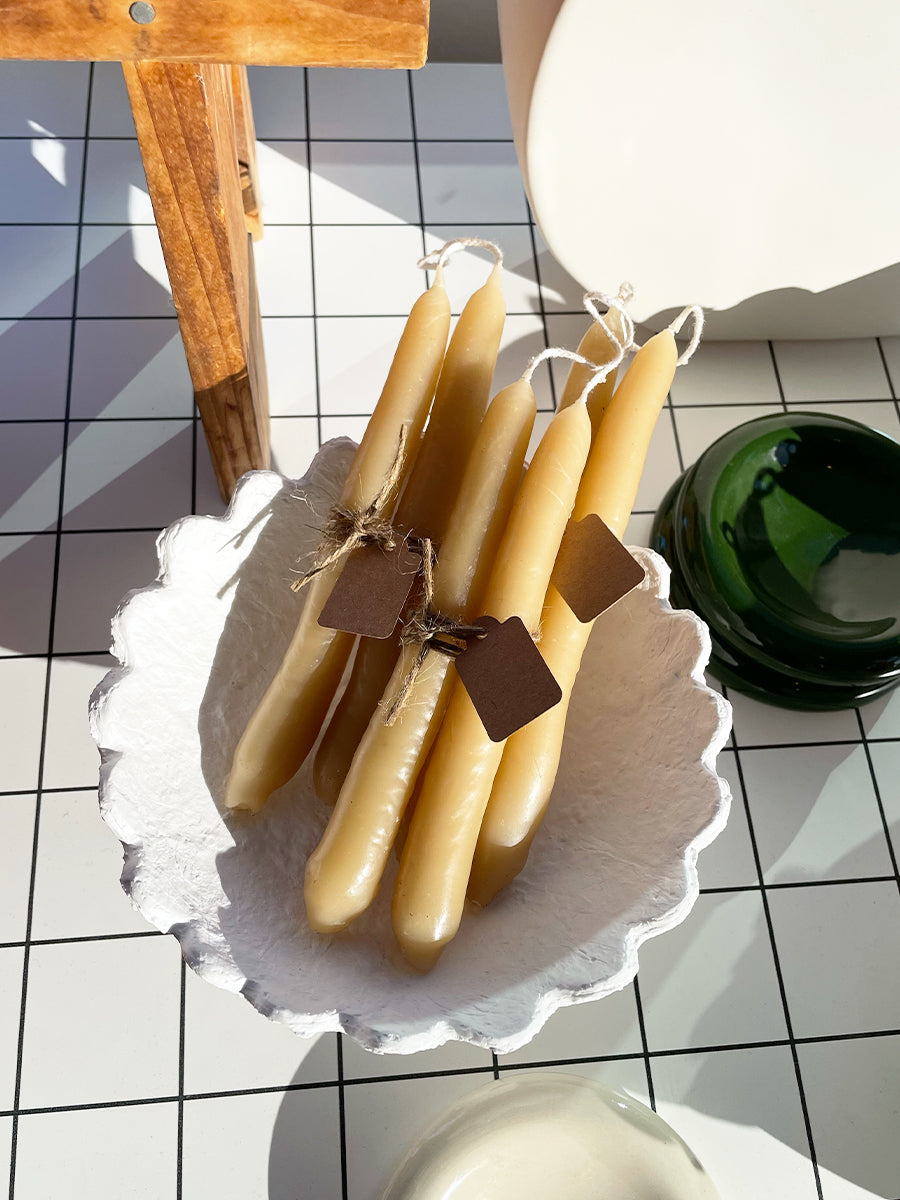 Hand Dipped Beeswax Candles
