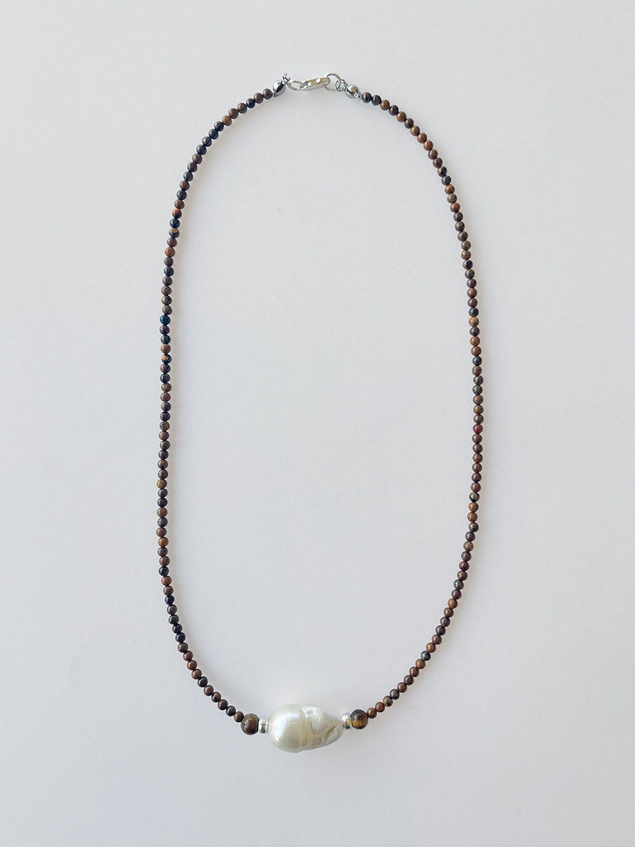 Mini Solar Necklace Tigers Eye