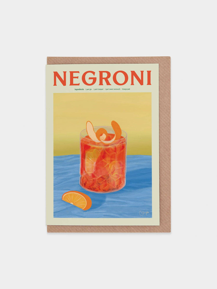 Negroni Greeting Card