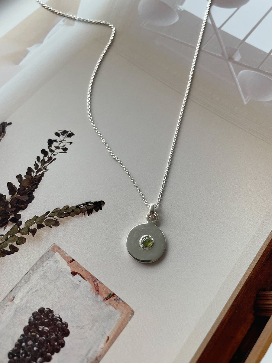 Orbit Necklace Silver