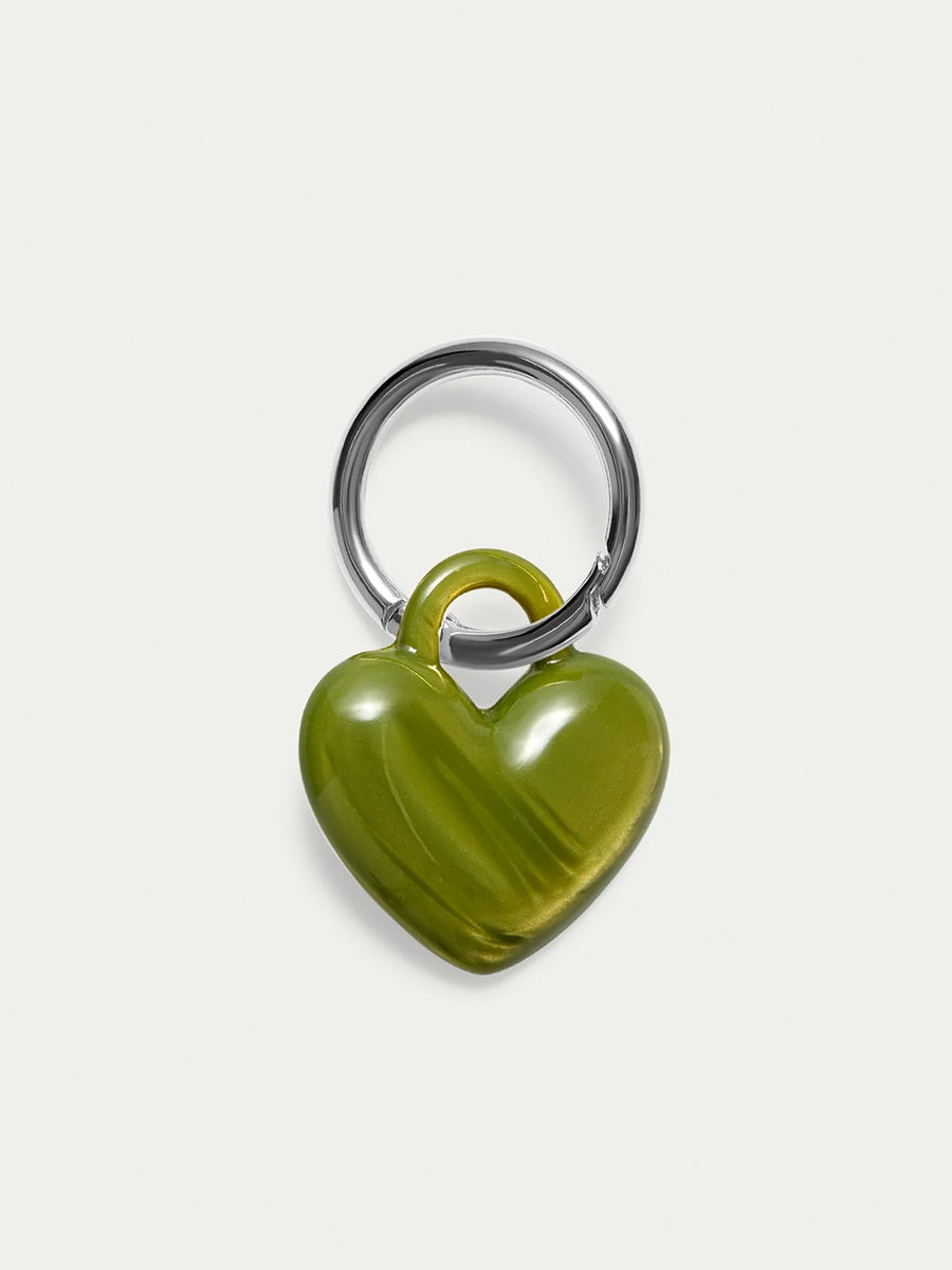 Puffy Heart Keychain