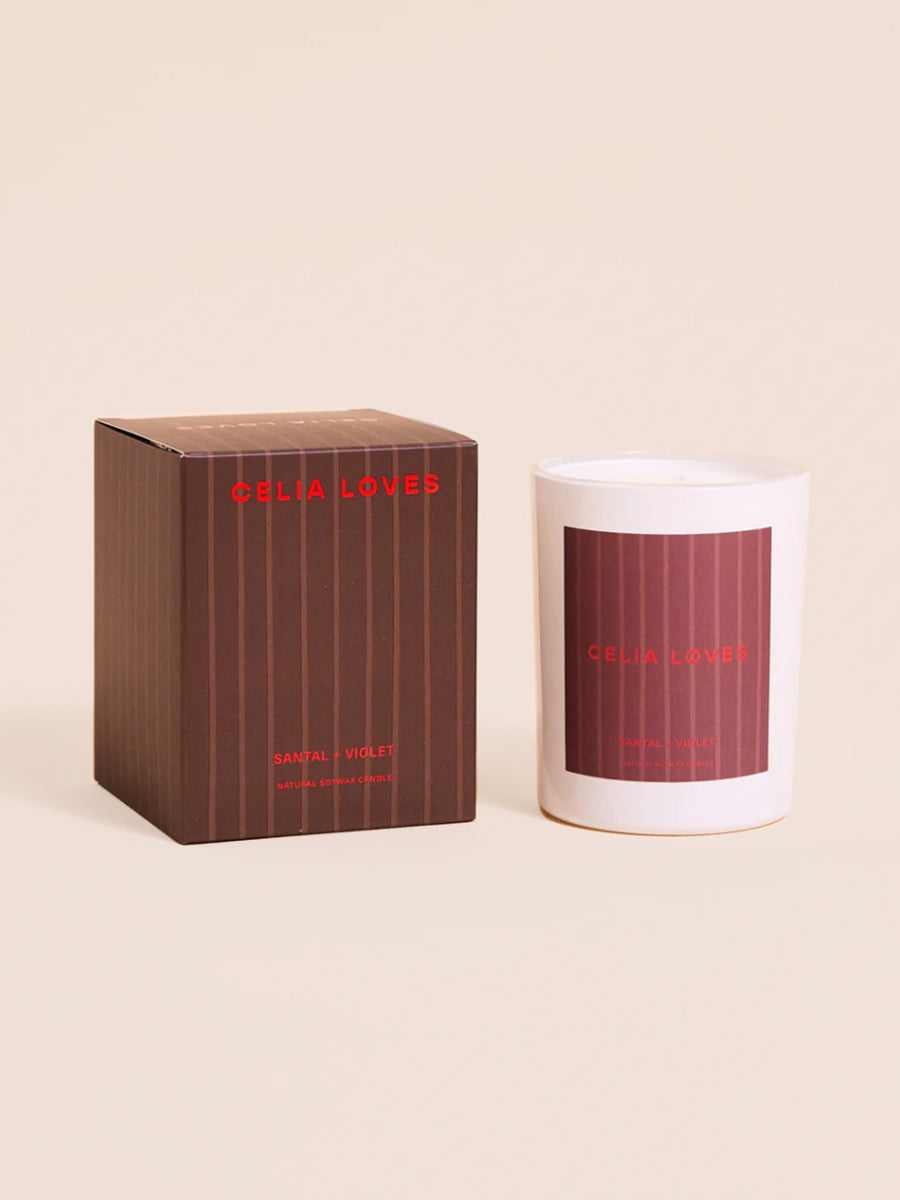 Santal & Violet Candle 195g
