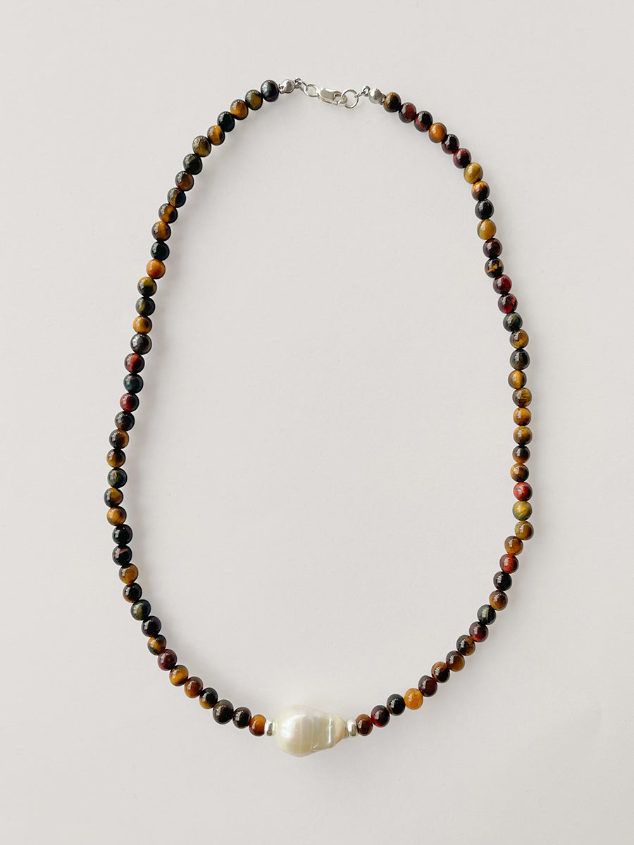 Solar Necklace Tigers Eye