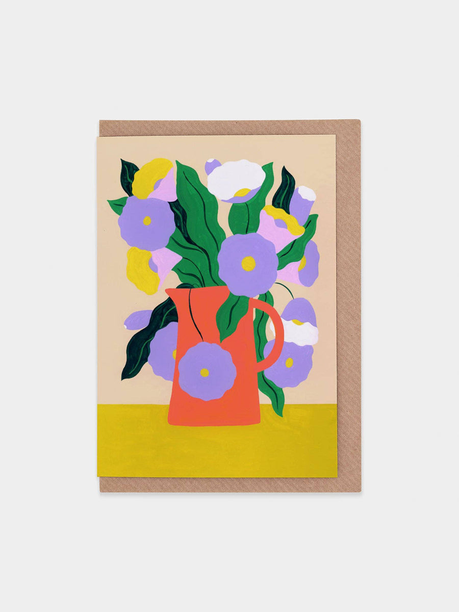 Summer Flowers Greeting Card