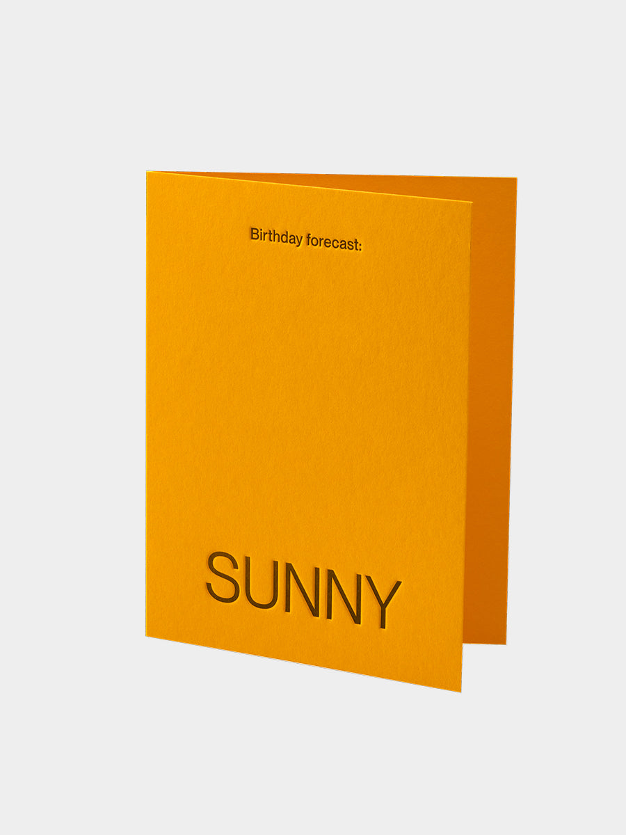 Sunny Birthday Greeting Card