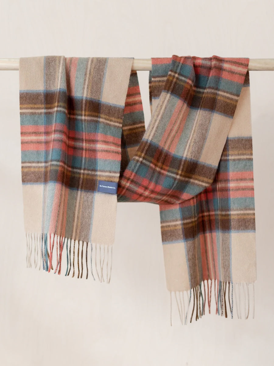 Wool Scarf Antique Tartan