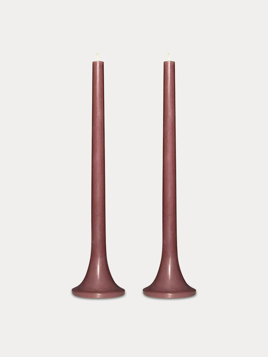 Tusk Candle Set of 2 Chocolate