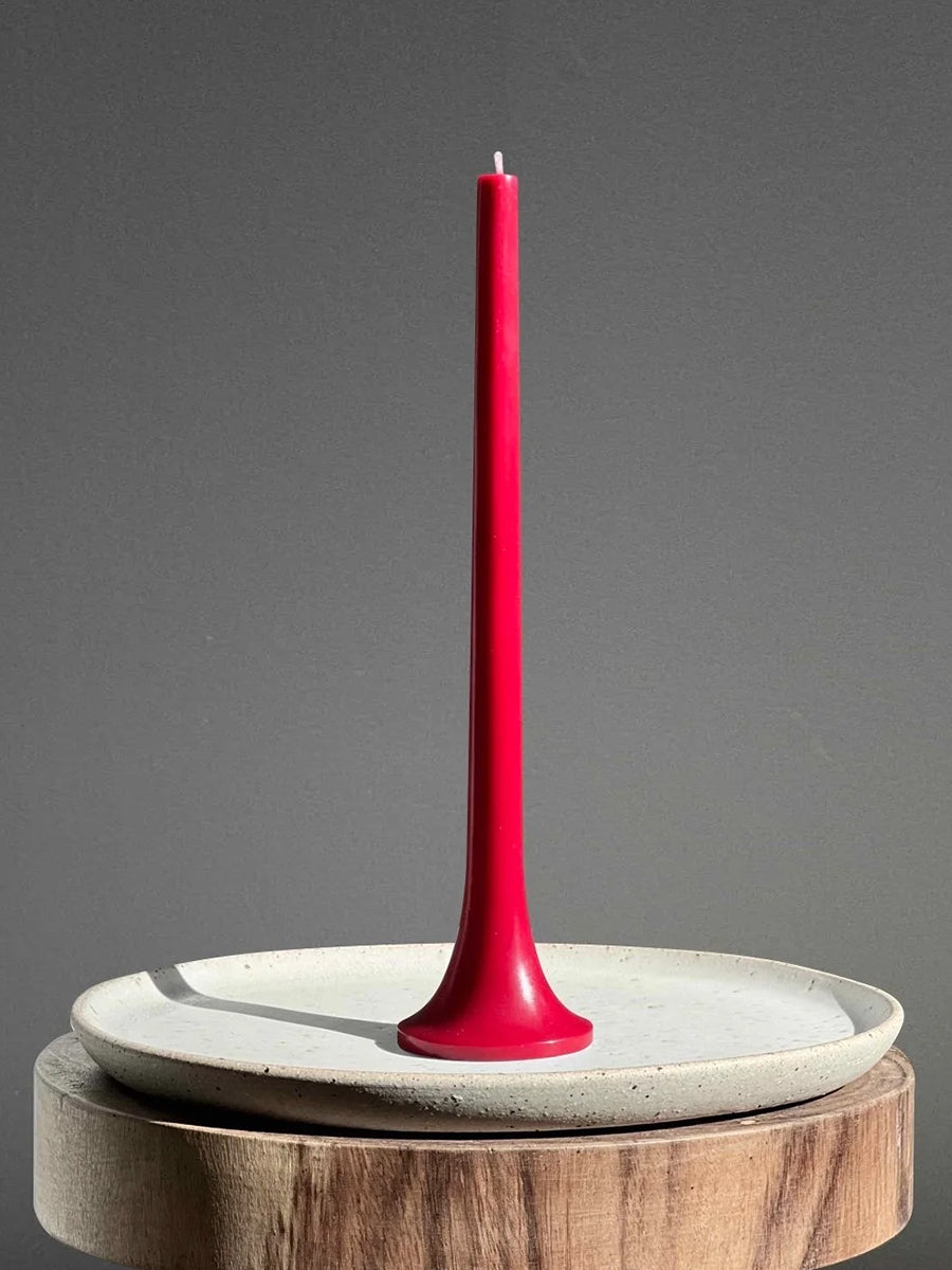 Tusk Candle Set of 2 Chilly Red