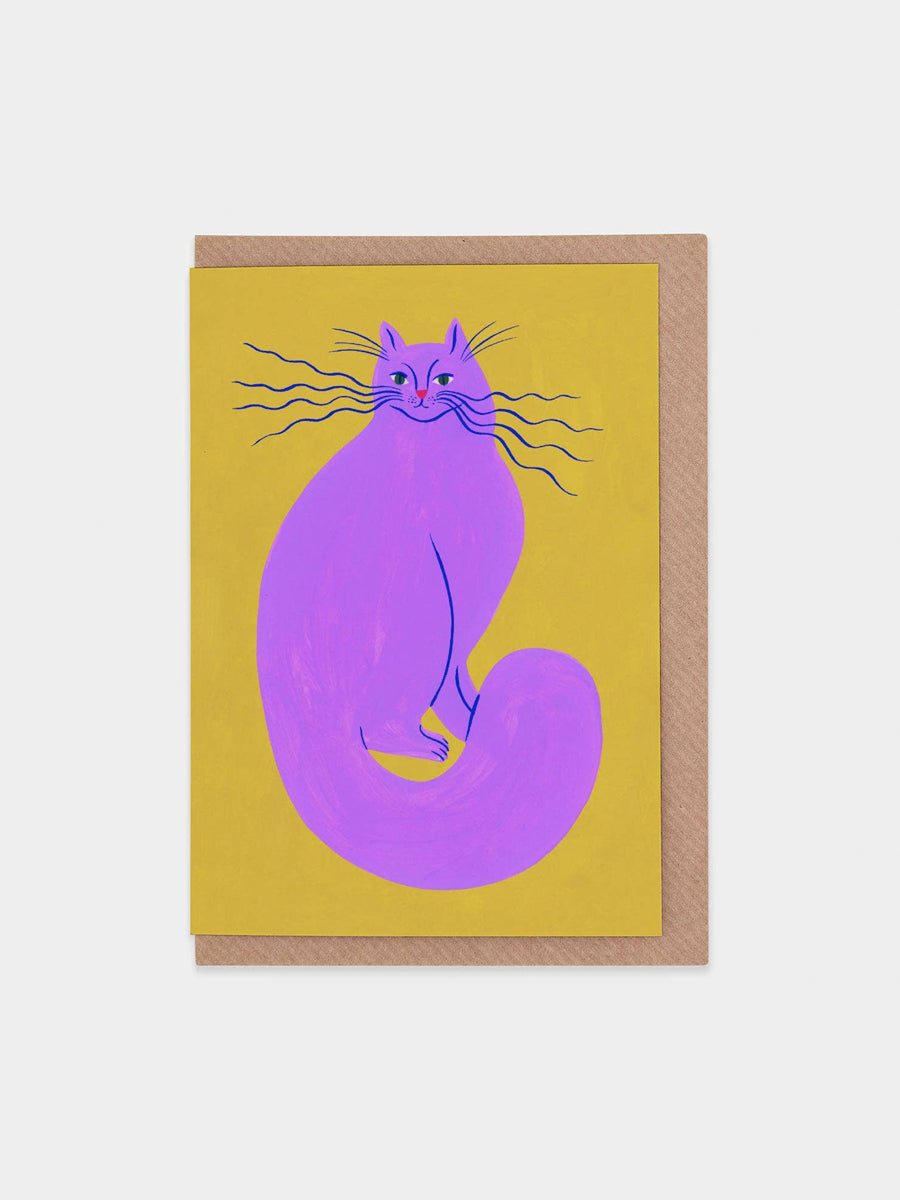 Electric Whiskers Greeting Card