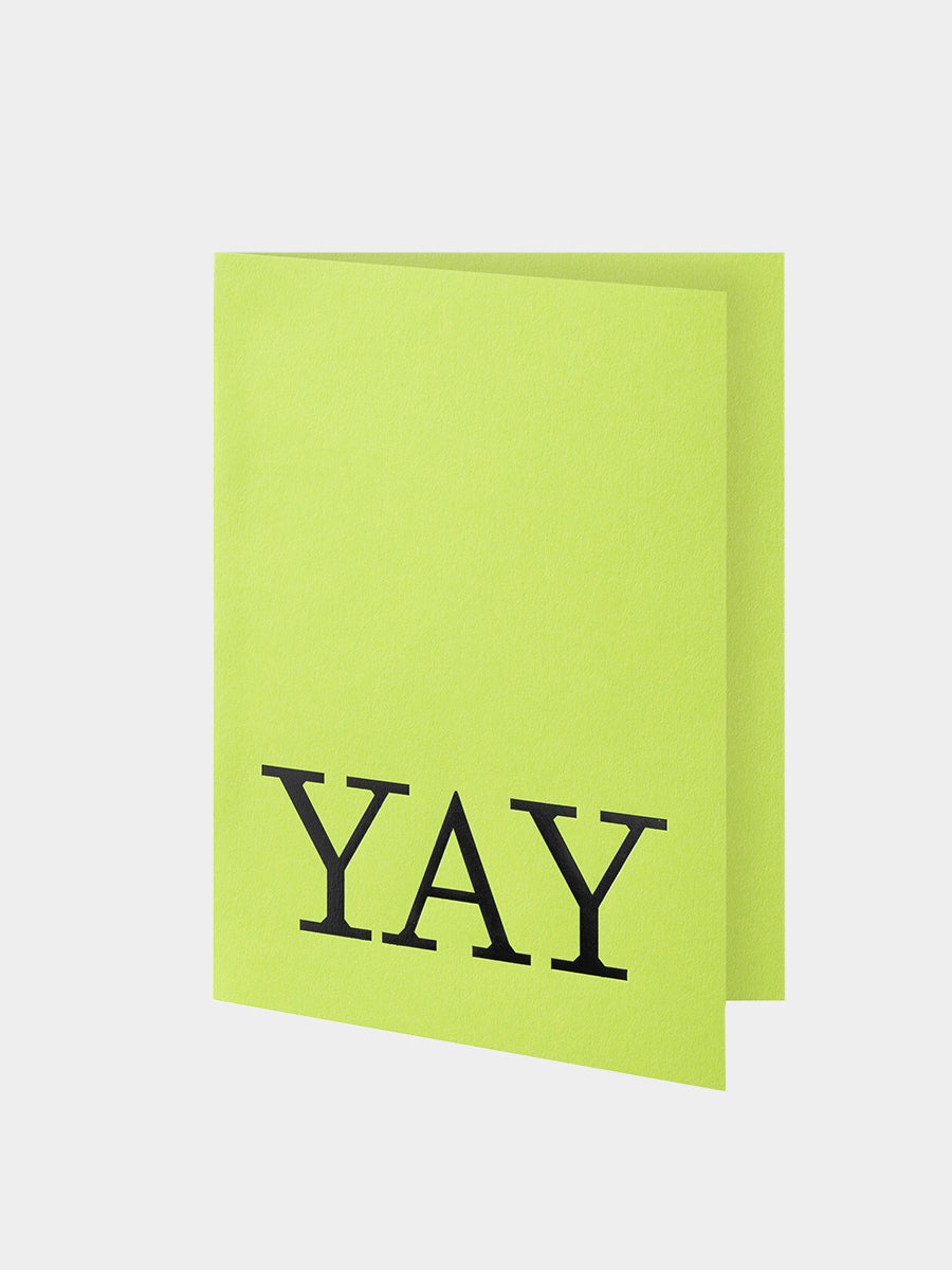 Yay Greeting Card